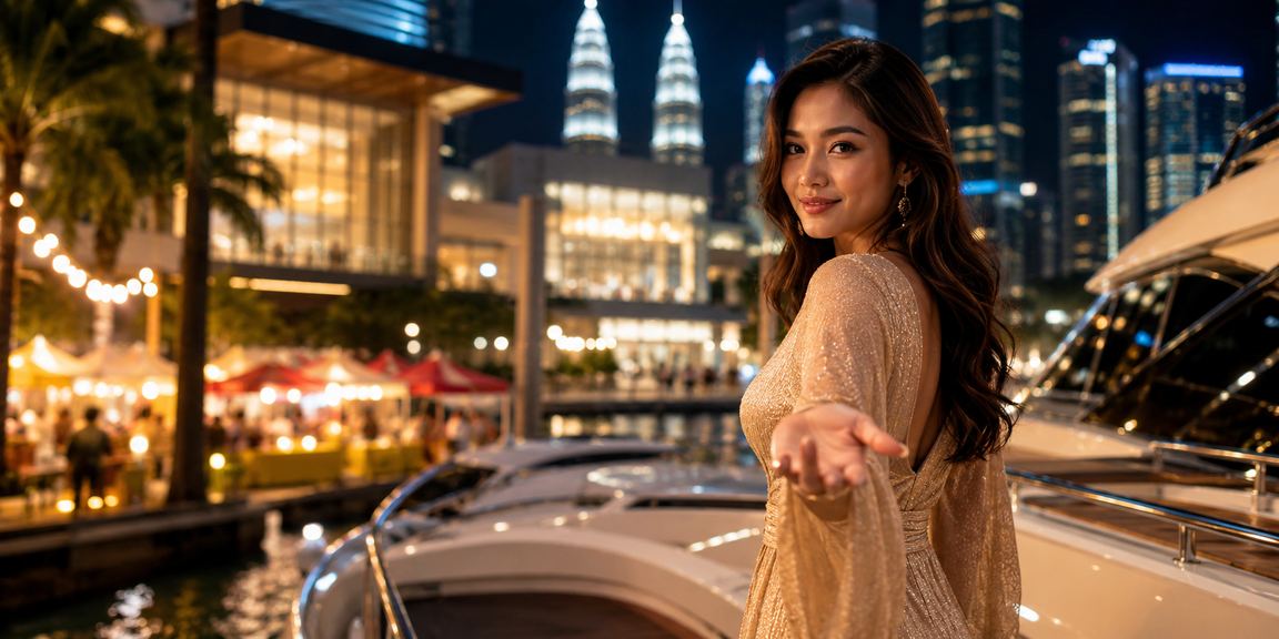 Paparan hiburan kasino di Kuala Lumpur bergaya Melayu moden