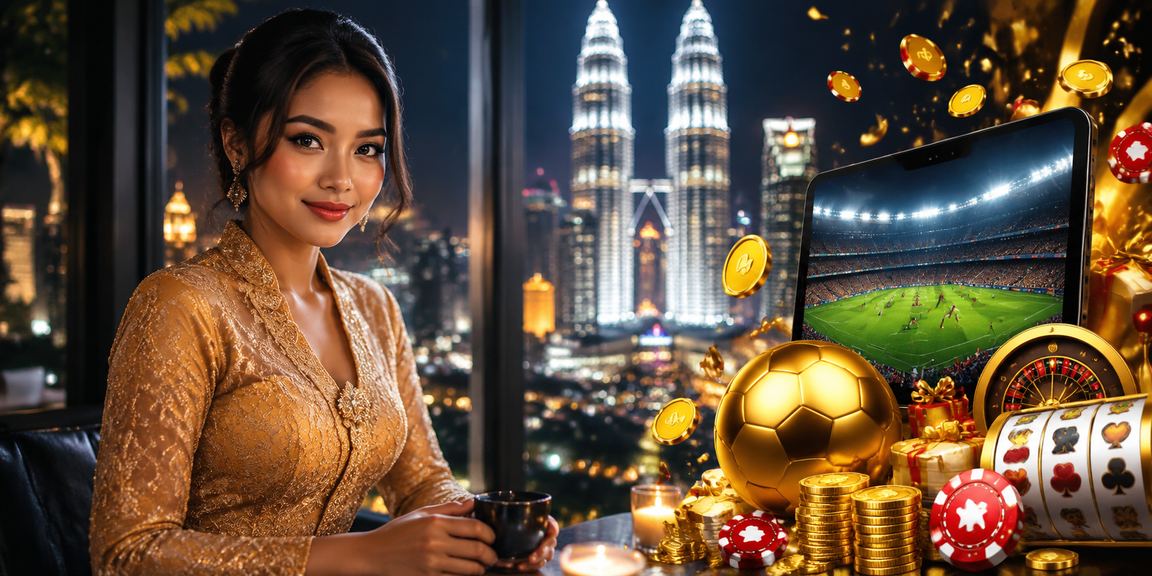 Wanita berbaju kebaya bermain pertaruhan bola sepak di Kuala Lumpur